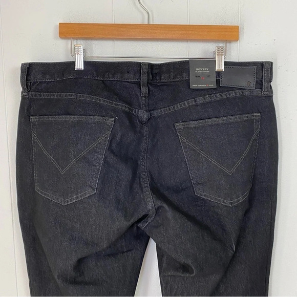 NWT John Varvatos Bowery Slim Straight Washed Black Jeans Mens Size 38 X 34 - Picture 9 of 15